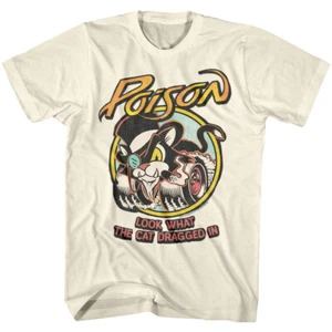 Poison Cat Dragged Hot Wheels Men's T Shirt look what the cat dragged in - Picture 1 of 3
