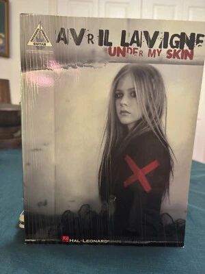 2004 Avril Lavigne "Under My Skin" Piano/Vocal/Guitar Tab Songbook Hal Leonard - Image 1 of 2