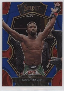 2023 Panini Select UFC Premier Level Blue Prizm /199 Sodiq Yusuff #131