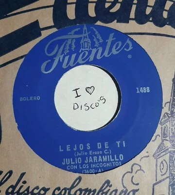 JULIO JARAMILLO - LEJOS DE TI - ETERNAMENTE - 45 NEW FUENTES 1488 USA ULTRA RARE Foto 1 de 3