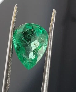 GIA CERTIFIED 2.88CT NATURAL GREEN PEAR SHAPE CUT COLLECTOR VIVID - Picture 1 of 5