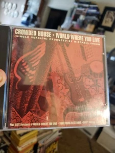 New Crowded House World Where You Live Promo CD 3 Live Songs Rare! - Picture 1 of 4