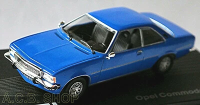 Opel Commodore B GS/E Coupe 1972-77 Blau Blue 1:43 Ixo - Image 1 of 4