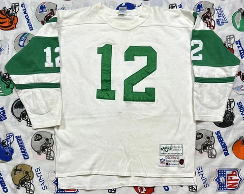 VTG Champion New York Jets Joe Namath NFL Jersey Men's XL USA 1968 NFL Champions Cover