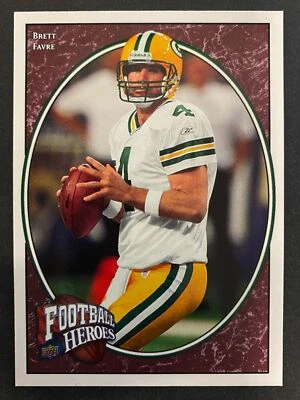 Brett Favre 2008 Upper Deck Football Heroes Green Bay Packers #8 - Image 1 of 2