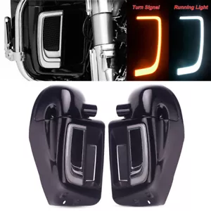 Kits de carenados de patas con ventilación inferior LED para Harley Touring Road Street Electra Glide - Imagen 1 de 12