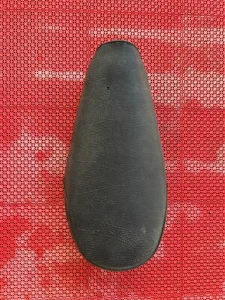 1972 Honda XL250 OEM Top Seat Cushion Lid Pan Assembly Black Leather Cover - Picture 1 of 13
