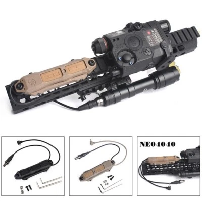 Augmented Pressure Switch Double For Tactical Laser Light PEQ15 DBAL-A2 HOT - Image 1 of 4