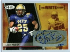 LeSean McCoy 2009 Sage HIT The Write Stuff Autograph /25 Rookie 💎 Pittsburgh HO