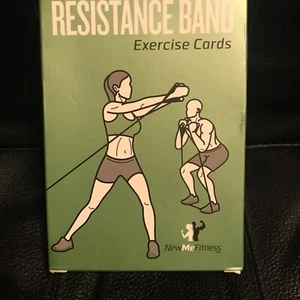 NewMe Fitness Widerstandsbänder Trainingskarten teilweise fehlen 12 von 62 Karten - Bild 1 von 5