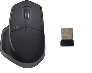 Logitech MX Master 2S Wireless Mouse Hyper-Fast Scrolling Ergonomic MAC Graphite - Picture 1 of 6