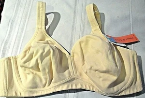 SUJETADOR ELITE INTIMATES MARFIL CÓMODO TIRANTES ANCHOS AJUSTABLES TALLA 44D NUEVO CON ETIQUETAS - Imagen 1 de 6