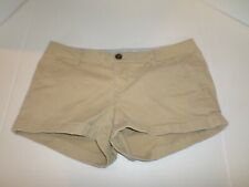 SO Kohl's Women's Tan Stretch Shorts Size 7 With Cuffs Very Nice 