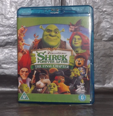 Shrek Forever After Blu-ray 2010 Film Rated U Animation Comedy 93 Minutes Used - Image 1 of 4