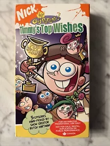 The Fairly Odd Parents: Timmy’s Top Wishes VHS - Nickelodeon RARE PROMO Tape - Picture 1 of 6