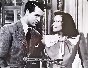 POSTER STORIA FILADELFIA CARY GRANT JAMES STEWART 1989 22" X 28" COME NUOVO ARROTOLATO - Foto 1 di 1