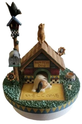 Tarro de velas de regalo Debbie Mumm Our America "Buster The Watchdog"  Foto 1 de 4