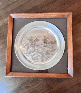 Charles M Russell Reed and Barton Damascene Collectible Limited Silver Plate - Picture 1 of 15