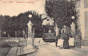 España - SOLLER (Baleares) Entrada a la Estacion del Tranvia - Ed. A M 5 - Imagen 1 de 2