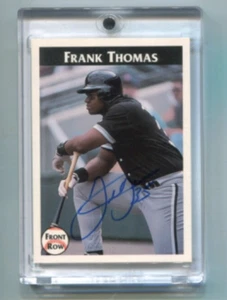 1992 Front Row FRANK THOMAS Certified On Card Autograph CHICAGO WHITE SOX #/4000 - Picture 1 of 1