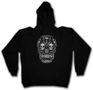 MEXICAN SKULL I HOODIE Gang Latino Mexico Sugar Latin Dias De Los Muertos - Bild 1 von 1