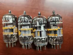 6DJ8 Amperex Vacuum Tubes (4) - Picture 1 of 10