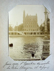 PHOTO EXPOSITION UNIVERSELLE 1900 LES PALAIS ETRANGERS LA BELGIQUE  j509 - Imagen 1 de 1