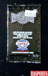 1996 FLEER METAL UNIVERSE PREMIERE EDITION HOBBY PACK BASEBALL FACTORY SEALED - Picture 1 of 2