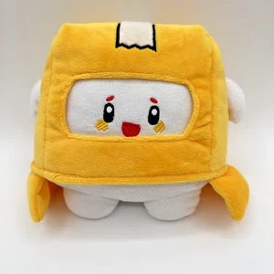 Lankybox Boxy Bonkers Toys 7" Plush Stuffed Animal Toy Yellow White - Picture 1 of 8