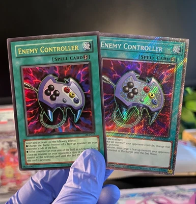 Yugioh! Vintage Enemy Controller AST-037 Ultra Rare + BONUS RA02-en051 (QCSR) NM - Image 1 of 4