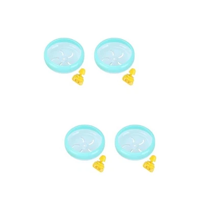  2 Pack Hamster Laufrad Leise Geräuschloses Hamsterrad Übungsrad Hamster-Laufrad - Bild 1 von 4