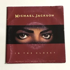 Michael Jackson - In The Closet 7" Vinyl Record/Poster Sleeve - 658018 7 VG+ - Picture 1 of 8