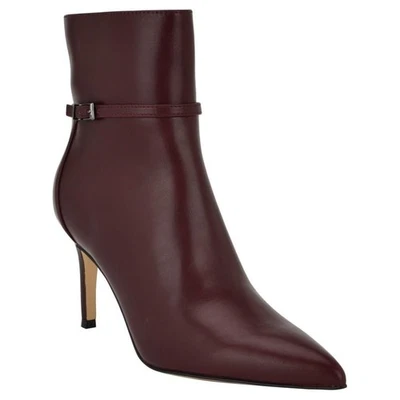 Calvin Klein Women Vivera Stiletto Heel Ankle Dress Bootie Size US 9.5M Dark Red - Image 1 of 4