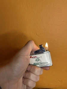 Encendedor plano vintage Moran Electric Services Indianapolis Lafayette Rosen - Imagen 1 de 4