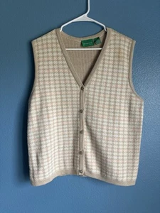 Women’s Liz Claiborne Golf Sleeveless Button Sweater Vest, XL - Picture 1 of 4