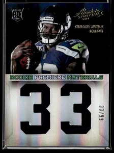 L55.287 - 2013 Absolute Rookie Premiere Materials #203 Christine Michael /99 - Bild 1 von 2