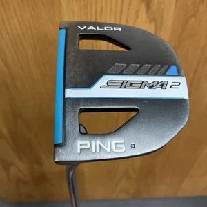 LH Ping Sigma 2 Valor Stealth Putter-Very Good Condition-New Super Stroke Grip - Picture 1 of 7