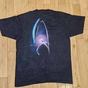 Vintage 1994 Star Trek Generations 2-seitige Grafik Einzelnaht T-Shirt Tee Herren XL - Bild 1 von 10