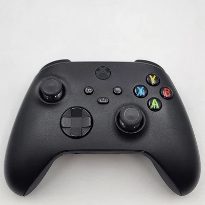 Xbox Wireless Controller 1914 Black Tested Powers On Buttons Good Microsoft OEM - Image 1 of 4