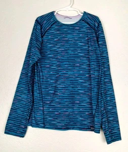 Patagonia Girls Baselayer Thermal Layer Size Large 12 Capilene Shirt Long Sleeve - Picture 1 of 6