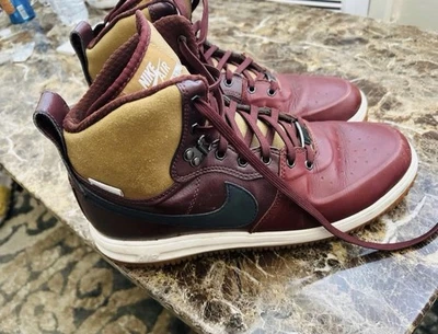 nike lunar force 1 duckboot maroon gum Size 10.5 - Image 1 of 4