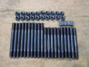 Ford 351w 351 w 408 Cylinder head stud kit 4340 12 point nuts bolts grade 8 - Picture 1 of 1