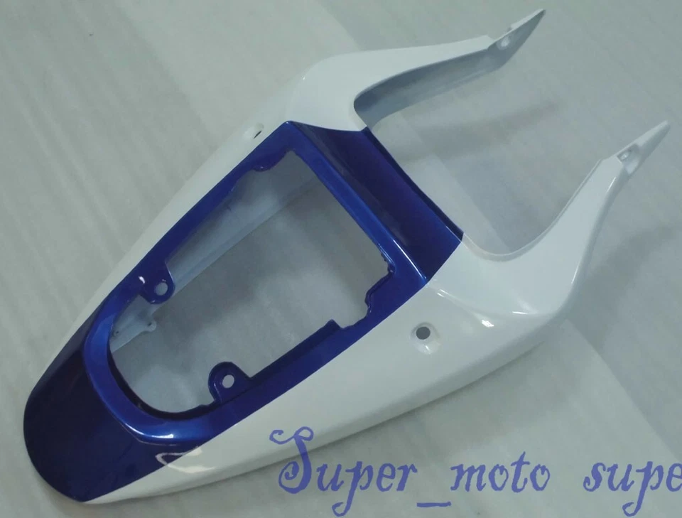 Rear Fairing Tail Plastic Cowl For Suzuki GSXR600 GSXR750 2001-2003 Blue White 2 - Image 1 of 1