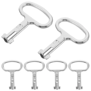 6 Pcs Electronic Cabinet Key Electric Box Keys Water Meter Valve - Picture 1 of 12