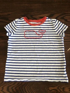 Vineyard Vines Mädchen T-Shirt rot weiß blau Wal Logo maritim Gr. XS 5 6 - Bild 1 von 5