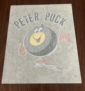 Vintage “ Peter Puck “ BÜGELTRANSFER FÜR T SHIRT - Bild 1 von 4