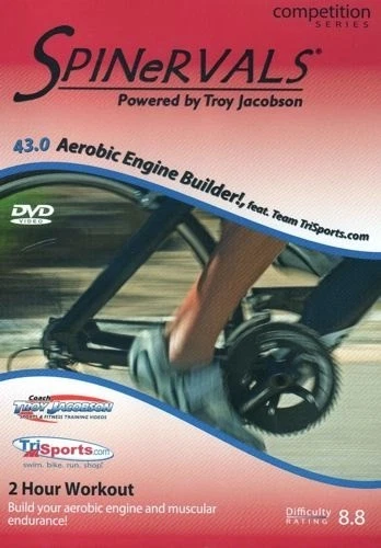 SPINERVALS COMPETITION SERIES 43.0 AEROBIC ENGINE BUILDER CYCLE BIKE DVD NEW - Image 1 of 2