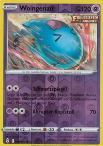 Woingenau 066/203 REVERSE HOLO Pokemon Drachenwandel Karte Deutsch - Bild 1 von 2