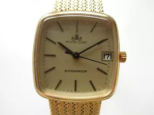 Meister-quartz 1970's vintage men's watch - running - Picture 1 of 5
