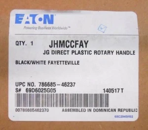EATON JHMCCFAY JG DIRECT PLASTIC ROTARY HANDLE - NIB - Picture 1 of 7